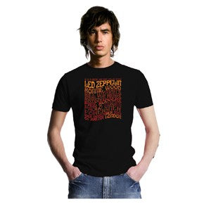 Led Zeppelin - Ahmet Ertegun Tribute Concert: Big Names T-Shirt Black L-size