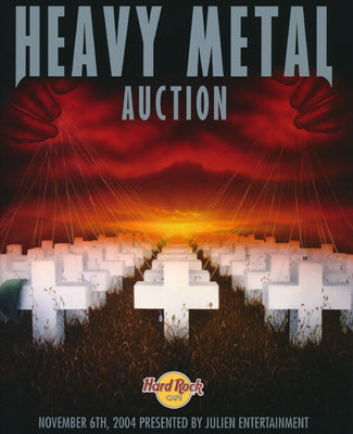 メタリカ Metallica (Various Artists) - Heavy Metal at the Hard Rock Auction Catalogue (Book)