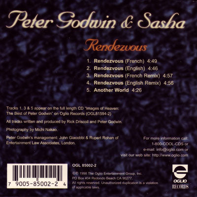 Peter Godwin Peter Godwin & Sasha - Rendezvous (CD)