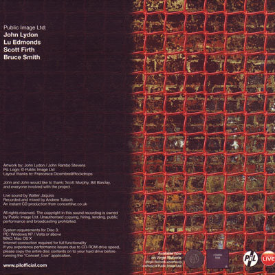 パブリックイメージリミテッド P.I.L. Public Image Ltd - Alife 2009: Manchester, England 19/12/2009 (CD)
