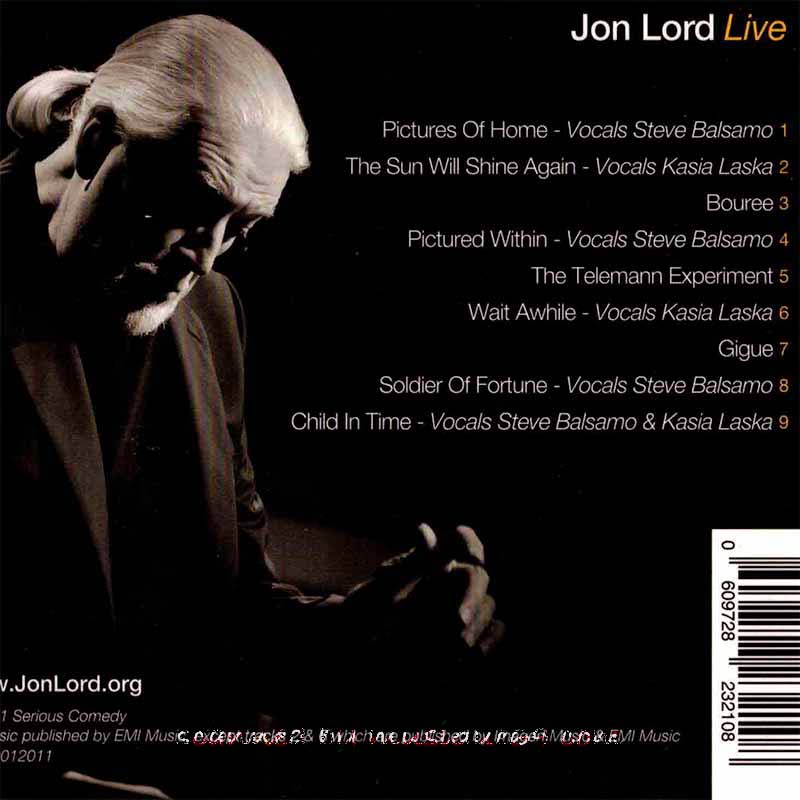 Jon Lord - Live (CD)