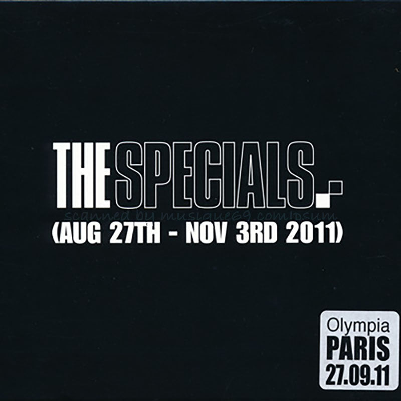 スペシャルズ The Specials - 30th Anniversary Tour: Paris, France 27/09/2011 (CD)