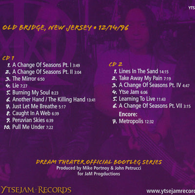 ドリームシアター Dream Theater - Official Bootleg: Old Bridge, New Jersey 12/14/96 (CD)