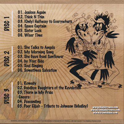The Black Crowes - BC Roadshows: Port Chester, NY 04/03/2013 (CD)