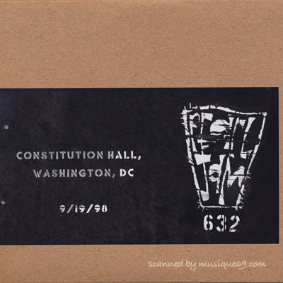 パールジャム Pearl Jam - Vault Series #3: Washington, DC 09/19/1998 (CD)