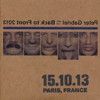 Peter Gabriel - Encore Series Back to Front: Paris, France 15/10/2013 (CD)