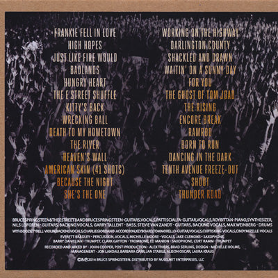 ブルーススプリングスティーン Bruce Springsteen & The E Street Band - Perth, Australia 02/05/2014 (CD)