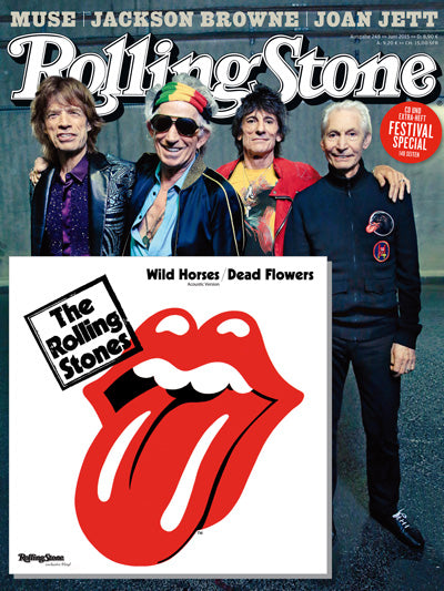 ローリングストーンズ The Rolling Stones - Rolling Stone 06/2015 + Wild Horses Vinyl (Book)