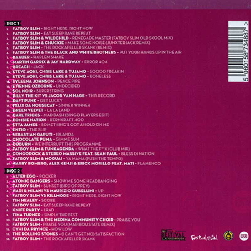 ファットボーイスリム Fatboy Slim - Bestival Birthday Bash 2013: Live from the Main Stage at Bestival (CD)