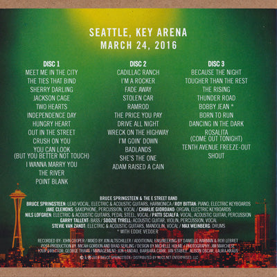 ブルーススプリングスティーン Bruce Springsteen & The E Street Band - The River Tour: Seattle, Wa 03/24/2016 (CD)