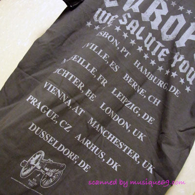 AC/DC - Rock or Bust EU Tour 2016 - We Salute You T-shirt: M-size