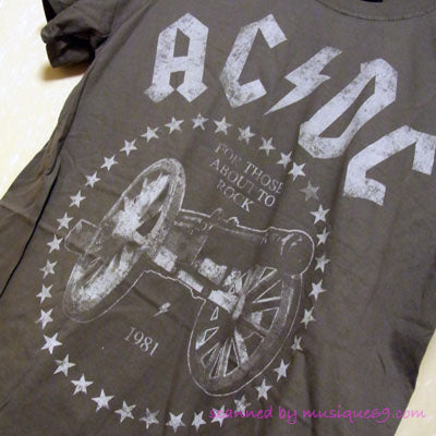 AC/DC - Rock or Bust EU Tour 2016 - We Salute You T-shirt: M-size
