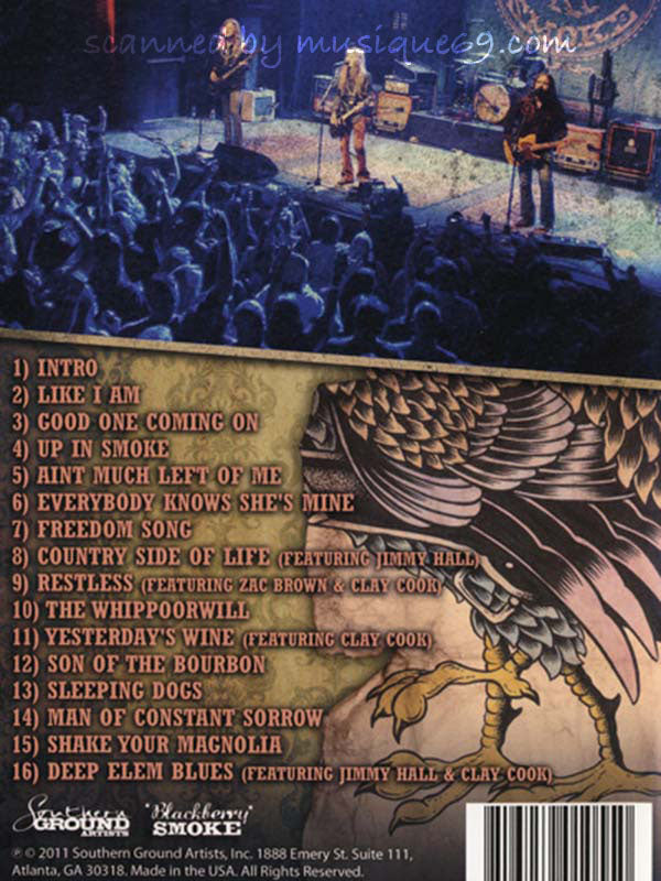 ブラックベリースモーク Blackberry Smoke - Live at the Georgia Theatre (DVD)