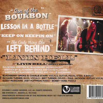 ブラックベリースモーク Blackberry Smoke - New Honky Tonk Bootlegs (CD)