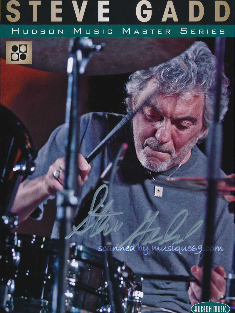 スティーヴガッド Steve Gadd - Hudson Music Master Series: Exclusive Autographed Edition (DVD)