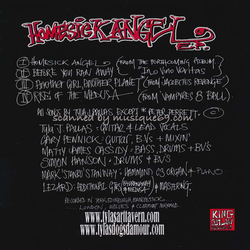 The Dogs D'amour (Tyla's Dogs D'amour) - Homesick Angel Ep (CD)