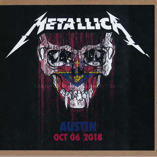 メタリカ Metallica - Austin, TX 10/06/2018 (CD)
