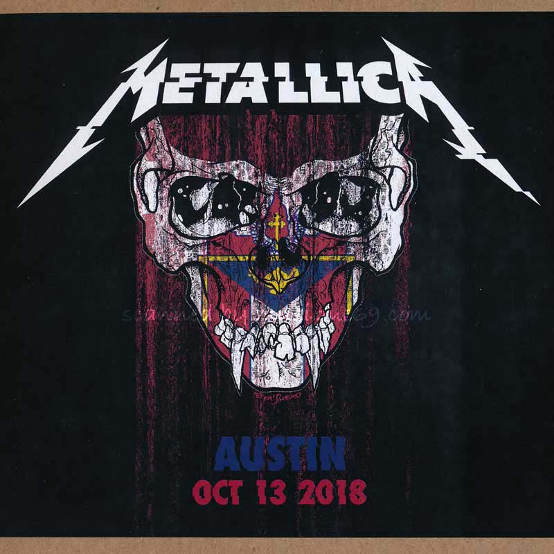 Metallica - Austin, TX 10/13/2018 (CD)