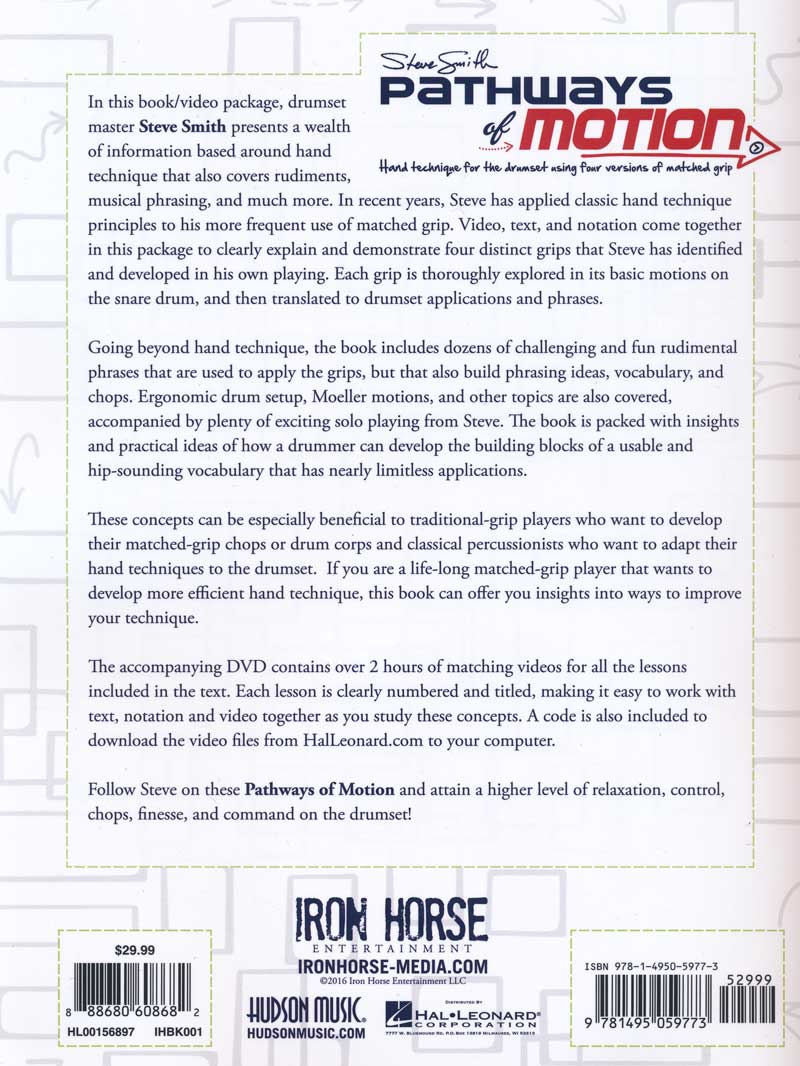 ジャーニー Journey (Steve Smith) - Pathways of Motion: Exclusive Autographed Edition (DVD/ Book)