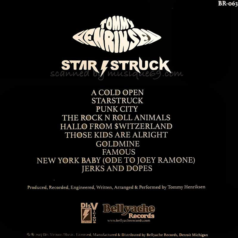 トミーヘンリクセン Tommy Henriksen - StarStruck: Exclusive Starlight White Coloured Limited Edition LP (vinyl)