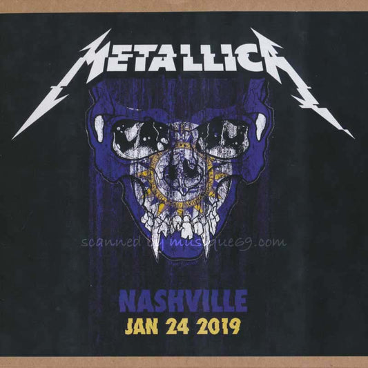 メタリカ Metallica - Nashville, TN 01/24/2019 (CD)