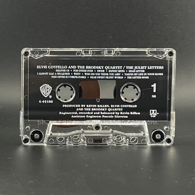 エルヴィスコステロ Elvis Costello and The Brodsky Quartet - The Juliet Letters: Dolby HX Pro/ B NR Edition (cassette)