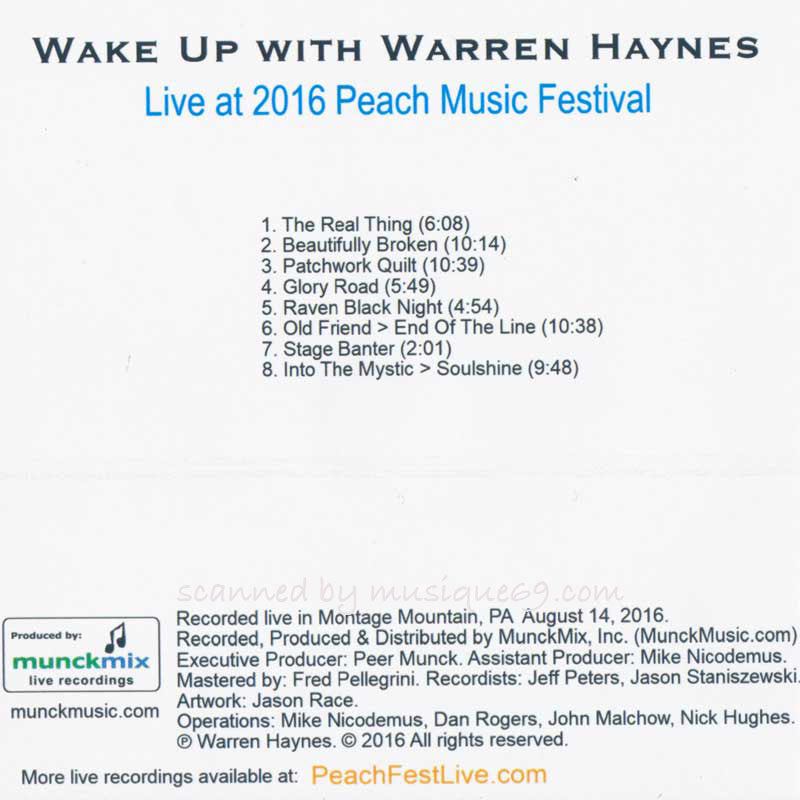 ウォーレンヘインズ Warren Haynes - Wake Up with Warren Haynes - Live at 2016 Peach Music Festival (CD)