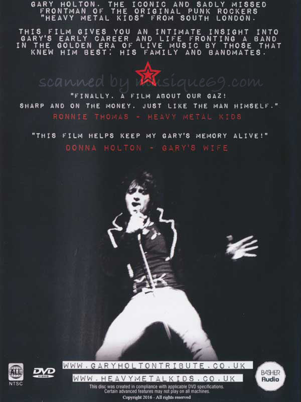 ヘヴィメタルキッズ Heavy Metal Kids (Gary Holton) - The Rock and Roll Man (DVD)