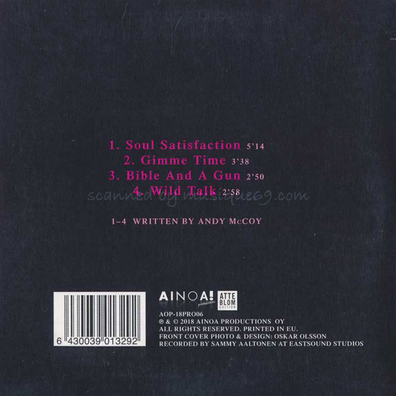 アンディマッコイ Andy McCoy - Soul Satisfaction Ep (CD)