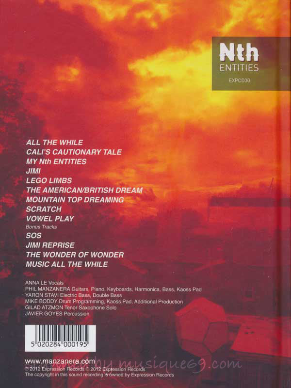 Phil Manzanera and Anna Le - Nth Entities: Exclusive Autographed Edition (CD)