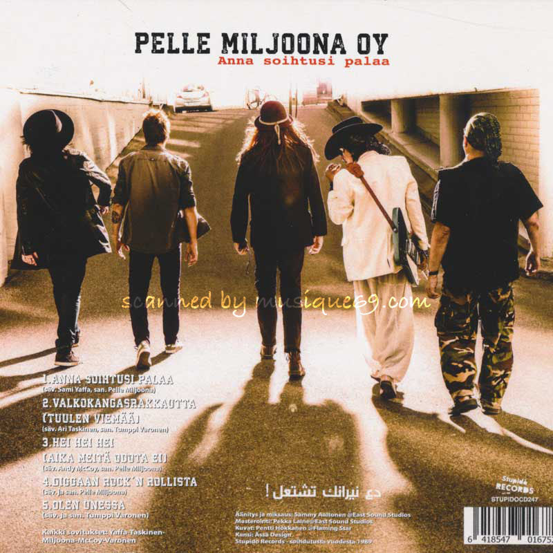 アンディマッコイ Andy McCoy (Pelle Miljoona Oy) - Anna Soihtusi Palaa (CD)