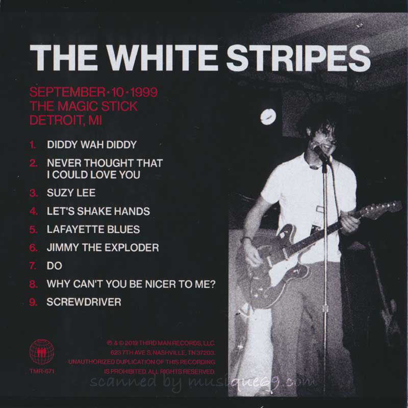 ホワイトストライプス The White Stripes - September 10.1999, The Magic Stick, Detroit, MI (CD)