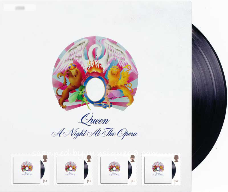 Queen - Queen "A Night at the Opera" Fan Sheet: Limited Edition Stamps (goods)