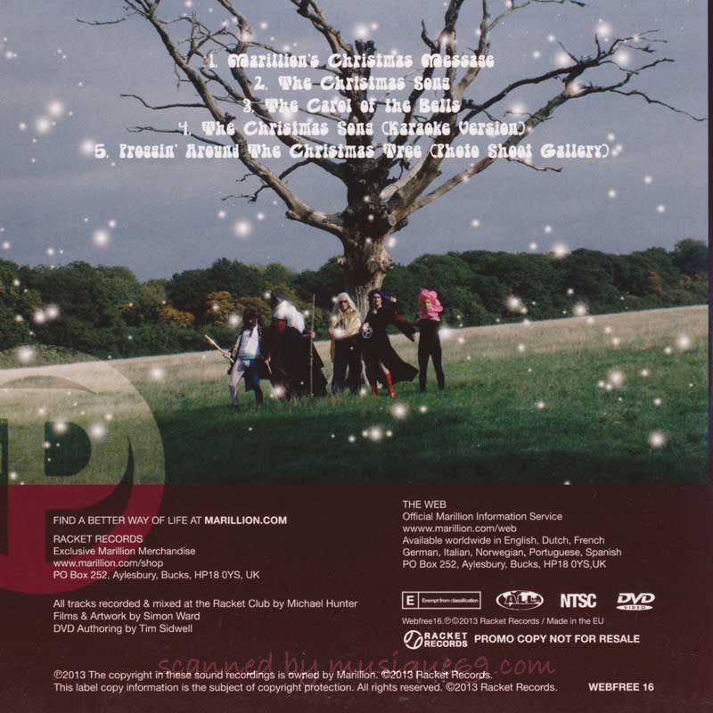 マリリオン Marillion - Proggin' Around the Christmas Tree: Official Fan Club 2013 Release (DVD)