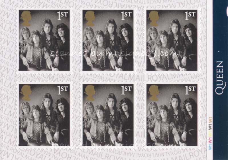 Queen - Queen Legends Retail Stamp Book