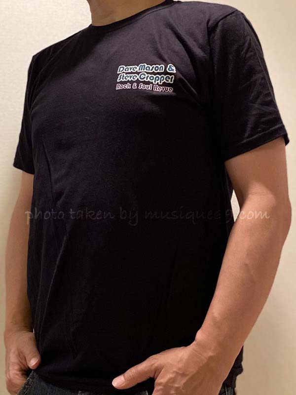 デイヴメイスン Dave Mason & Steve Cropper - Rock & Soul Revue Tour 2018 T-shirt: M-size