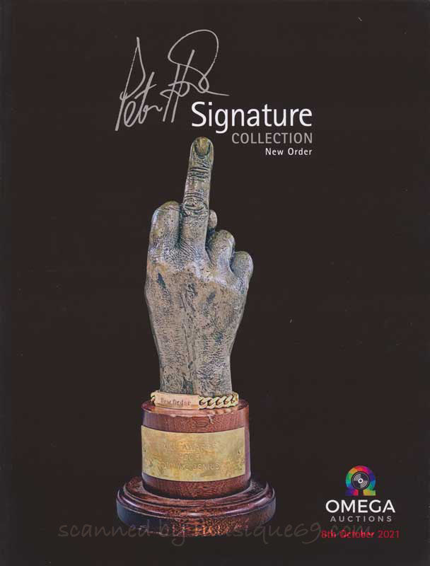 ピーターフック Peter Hook - Peter Hook Signature Collection (New Order): 2021 V2 Catalogue (Book)