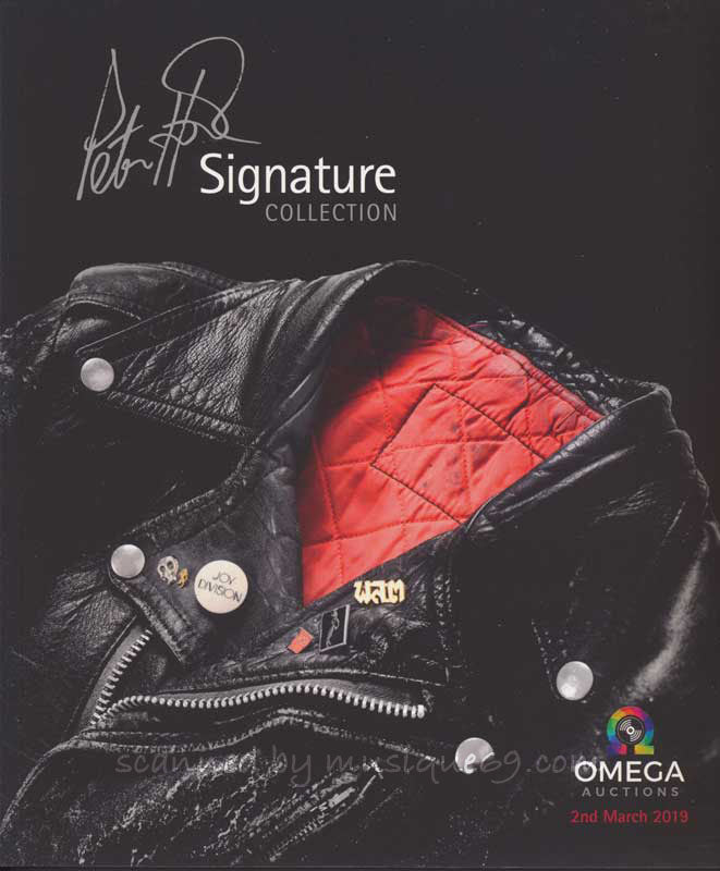 ピーターフック Peter Hook - Peter Hook 2019 Catalogue (Book)