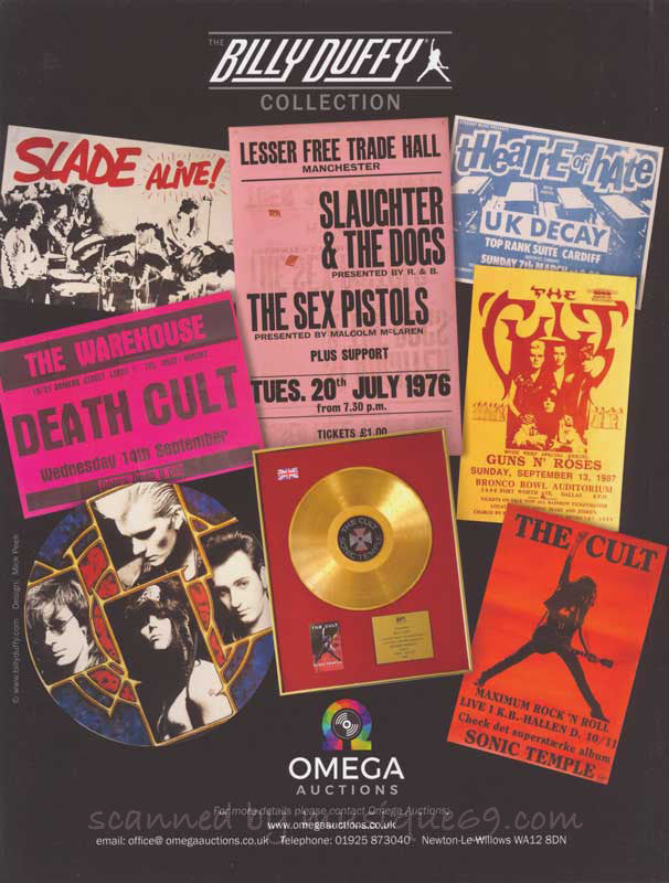 Cult The Cult (Billy Duffy) - The Billy Duffy 2019 Catalog (Book)