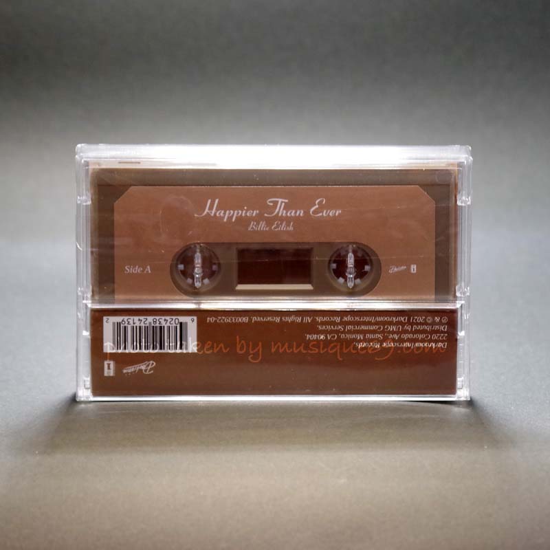 Billie Eilish - Happier Than Ever: UK Indies Exclusive Grey Shell Edition (cassette)