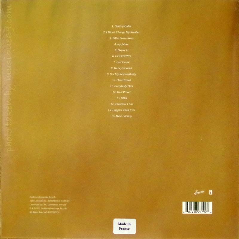Billie Eilish - Happier Than Ever: Exclusive Multicolor Limited Edition LP (vinyl)