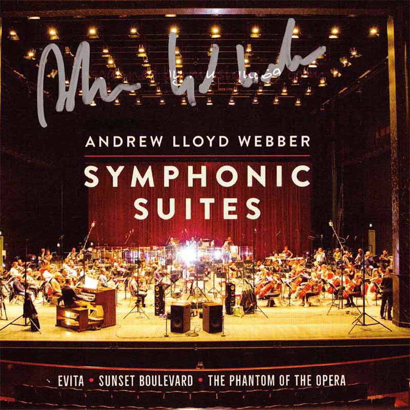 アンドリューロイドウェバー Andrew Lloyd Webber - Symphonic Suites: Exclusive Autographed Edition (CD)