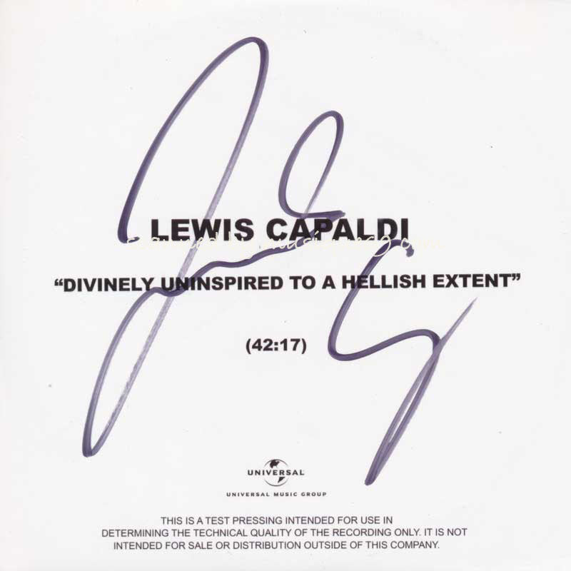 ルイスキャパルディ Lewis Capaldi - Divinely Uninspired to a Hellish Extent (Test pressing): Exclusive Autographed Edition (CD)