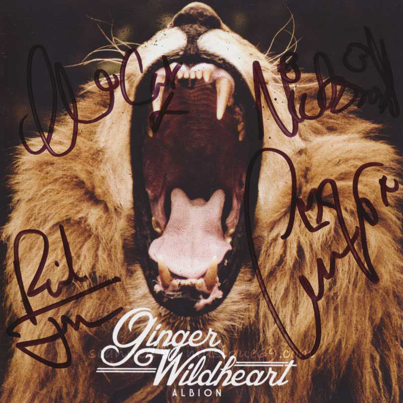 ジンジャー Ginger Wildheart - Albion/ Commercial: Exclusive Band Autographed Edition (CD)
