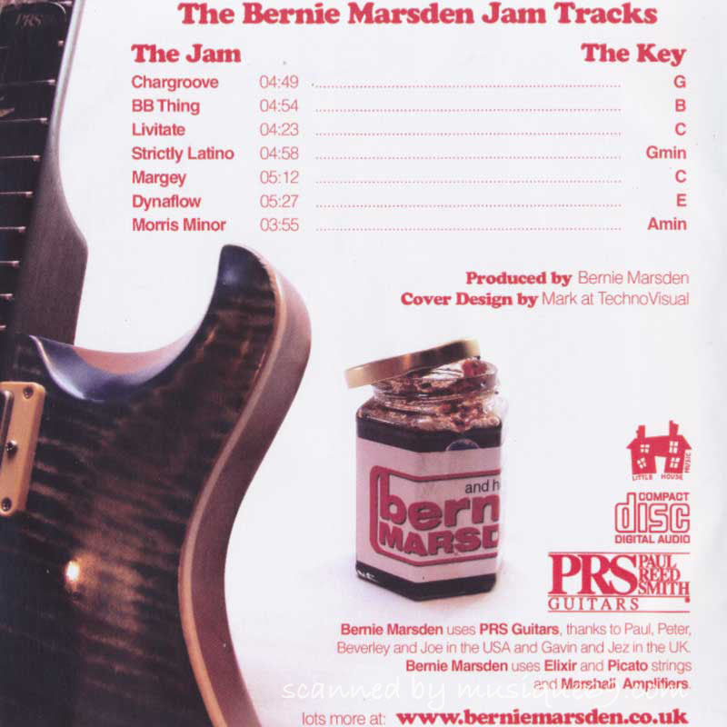 バーニーマースデン Bernie Marsden - Jam with Bernie (CD)
