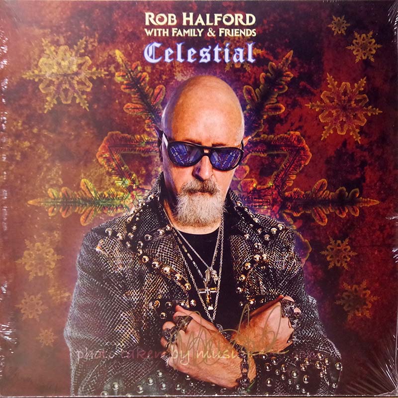 ジューダスプリースト Judas Priest (Rob Halford with Family & Friends) - Celestial: Exclusive Autographed Edition Silver Colour LP (vinyl)