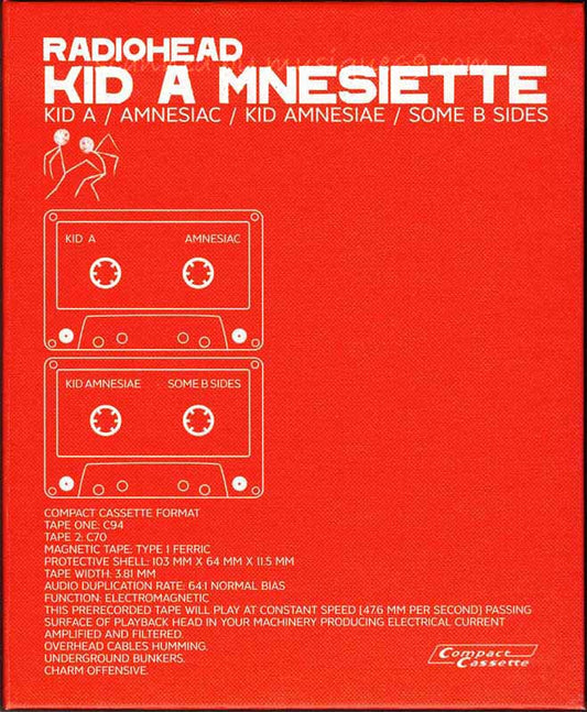 レディオヘッド Radiohead - Kid A Mnesiette: Special Edition Cassette Book (cassette)