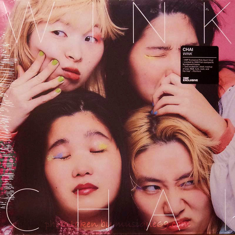チャイ Chai - Wink: VMP Exclusive Red/ White Swirl Coloured/ Numbered LP (vinyl)