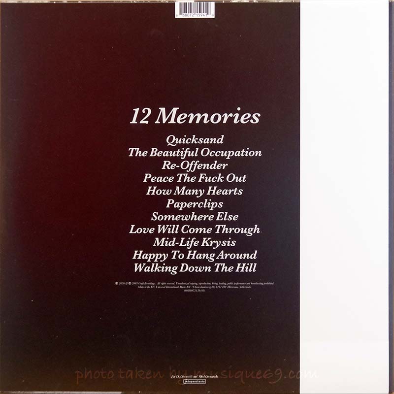 トラヴィス Travis - 12 Memories: Exclusive White Coloured LP Assai Obi Edition 2021 (vinyl)
