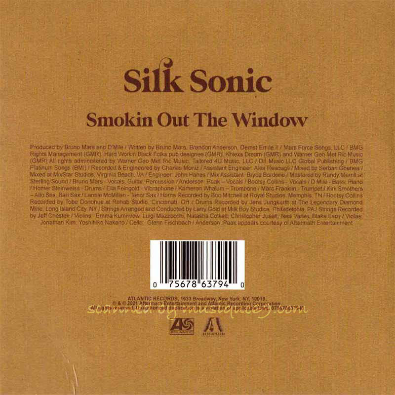 Bruno Mars (Silk Sonic) - Smokin Out the Window: Exclusive Limited Edition (CD)